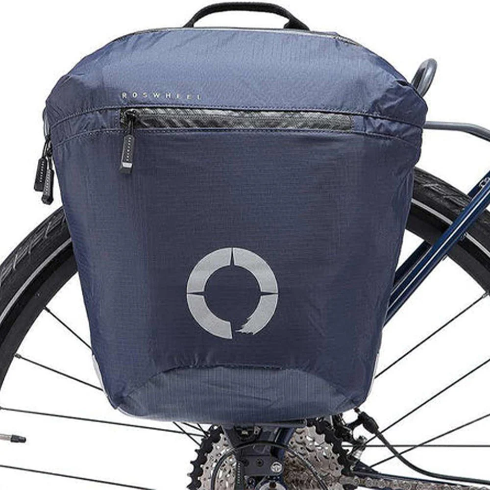 Roswheel, Tour Lightweight Pannier, Pannier, 12.5L, Blue - Image 2