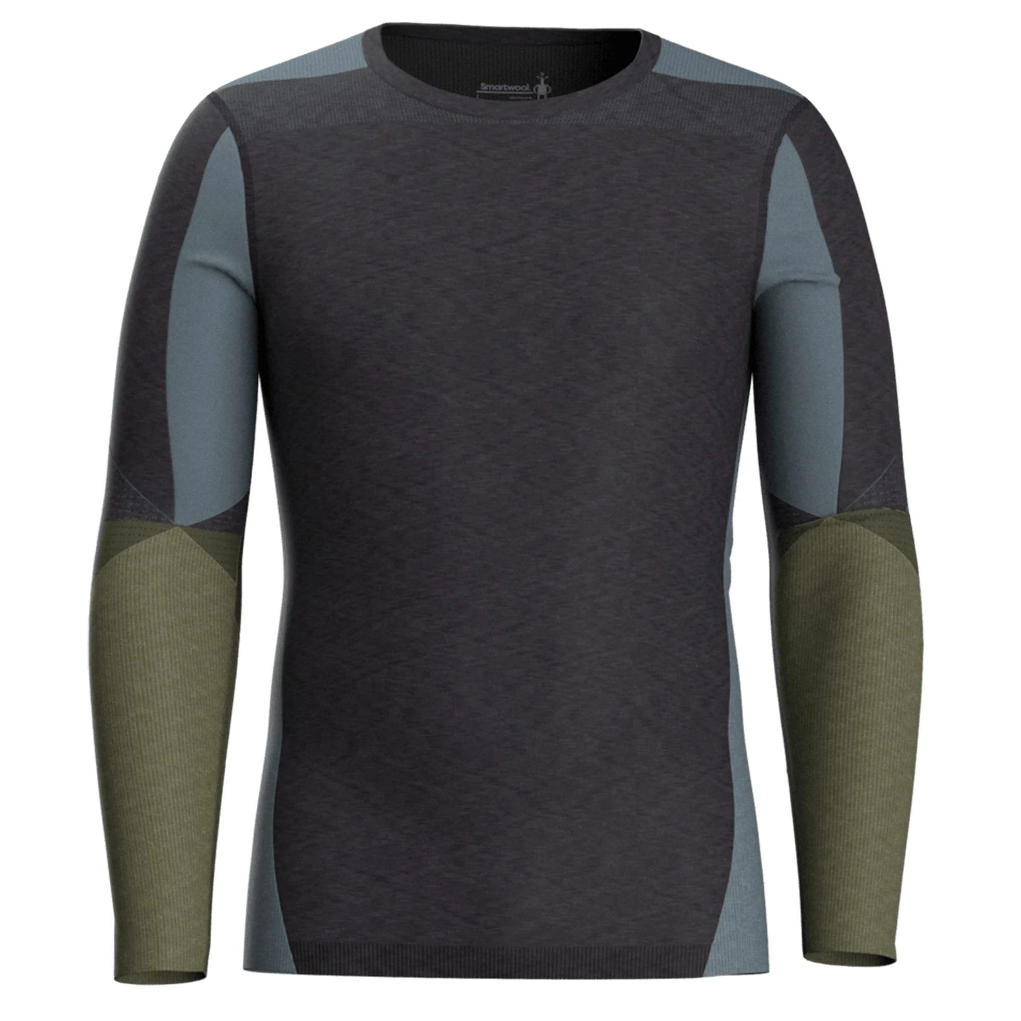 Smartwool Intraknit Merino Mens Colorblock Crew - Image 2