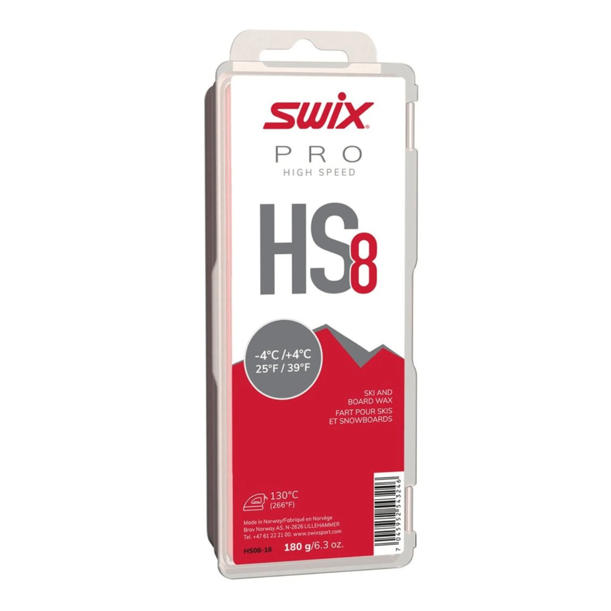 Swix HS8 -4c to +4c Wax
