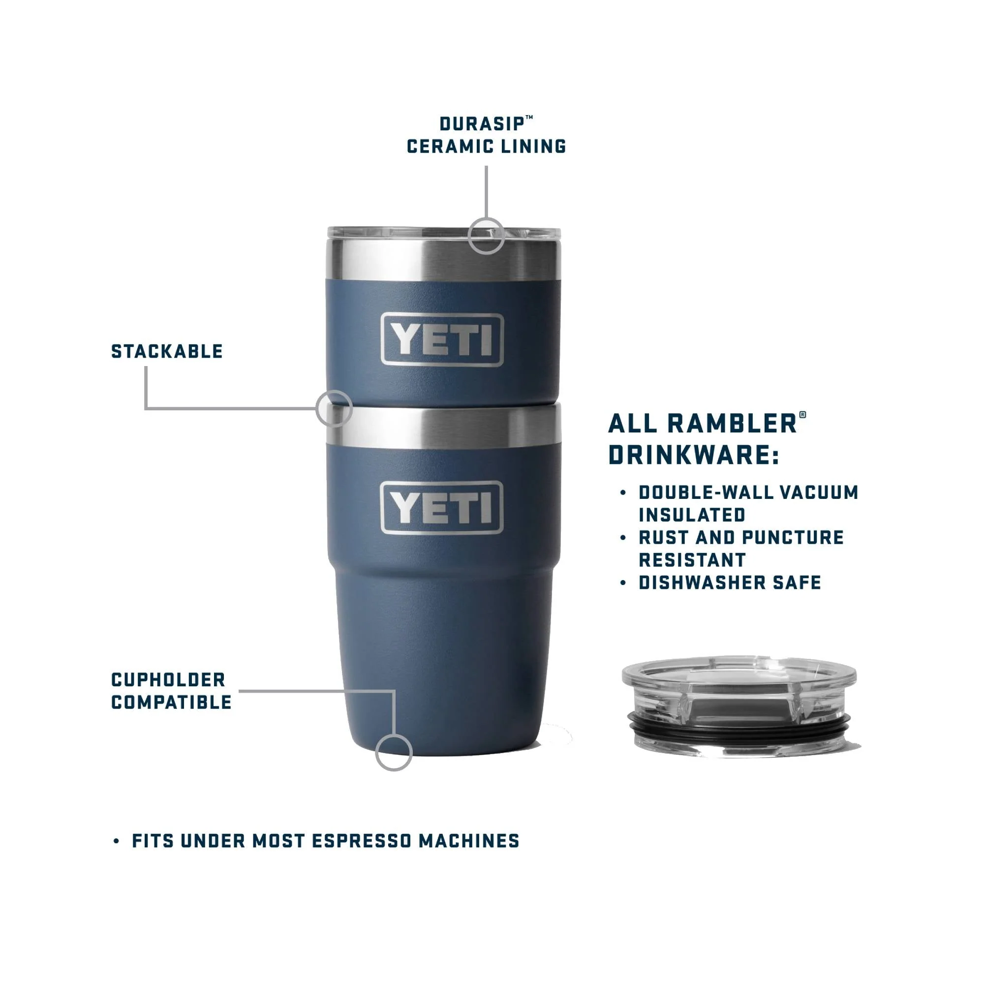 YETI Rambler 8oz Stackable Ceramic Cup - Image 8